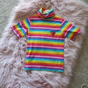 Rainbow top Lazy oaf